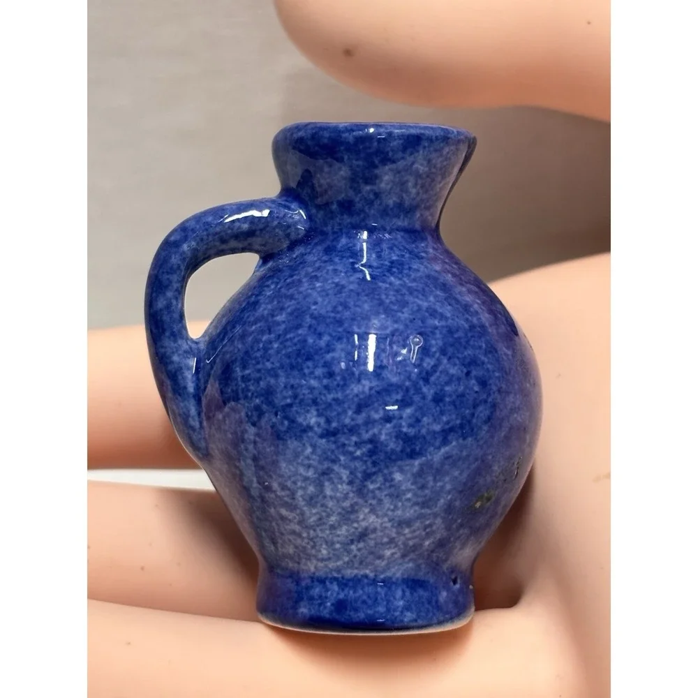 Enesco Tea Pot and jar with handle Cs‎ mini set of 2